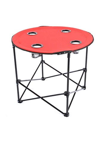 Yuvarlak katlanabilir kamp masası - Görsel 4