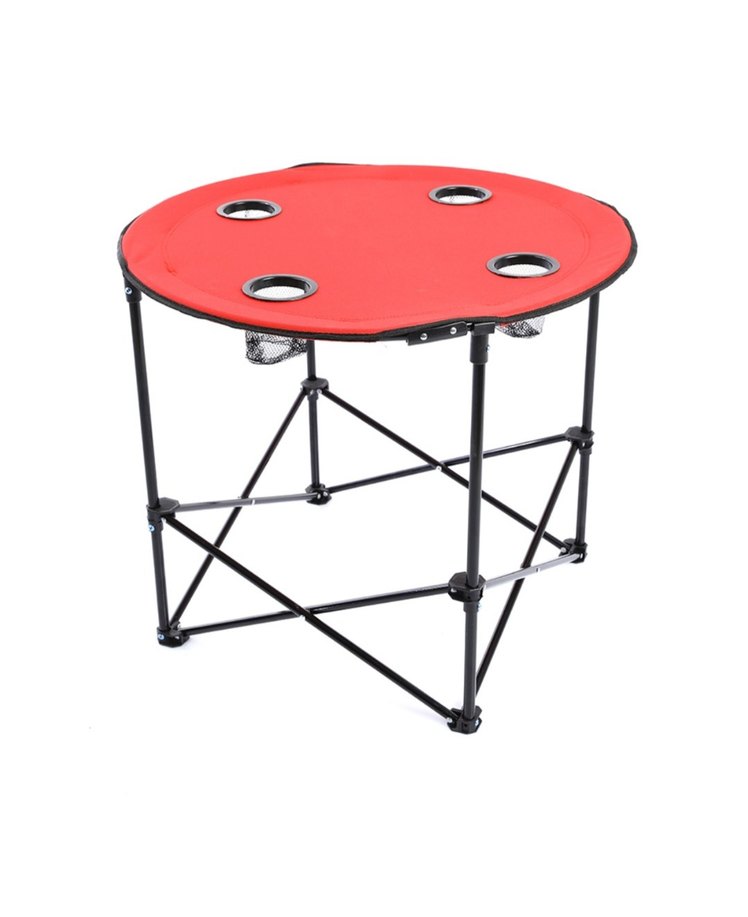 Yuvarlak katlanabilir kamp masası - Görsel 4