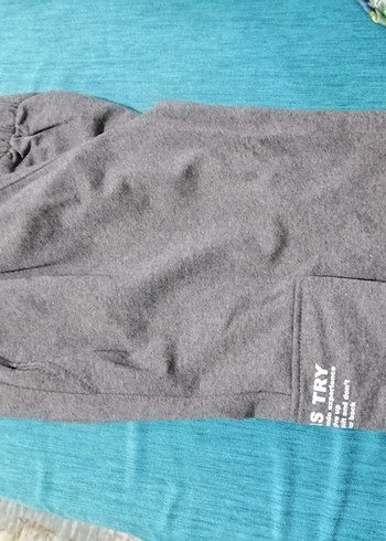 Gri Kadın Rahat Kesim Spor Eşofman - Görsel 4