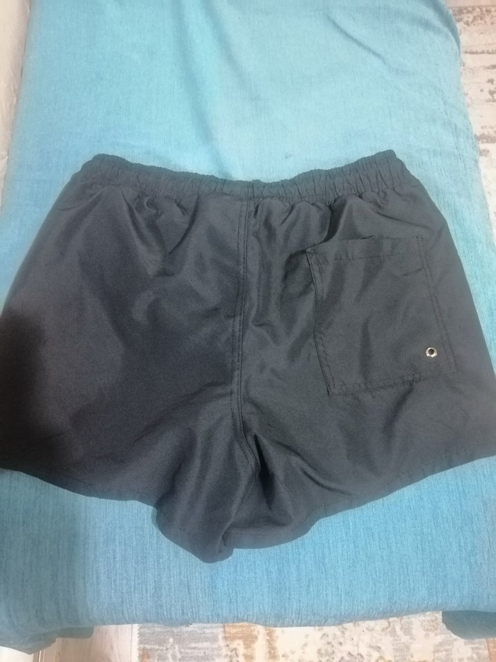 Erkek Siyah Mini Şort Mayo - Görsel 4