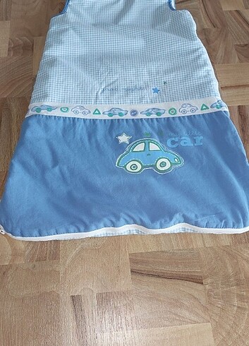 6-9 Ay Beden mavi Renk Torba tipi ince uyku tulumu