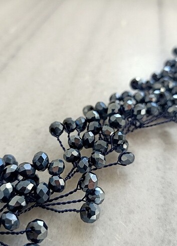 Gelin tacı lacivert  - Görsel 3