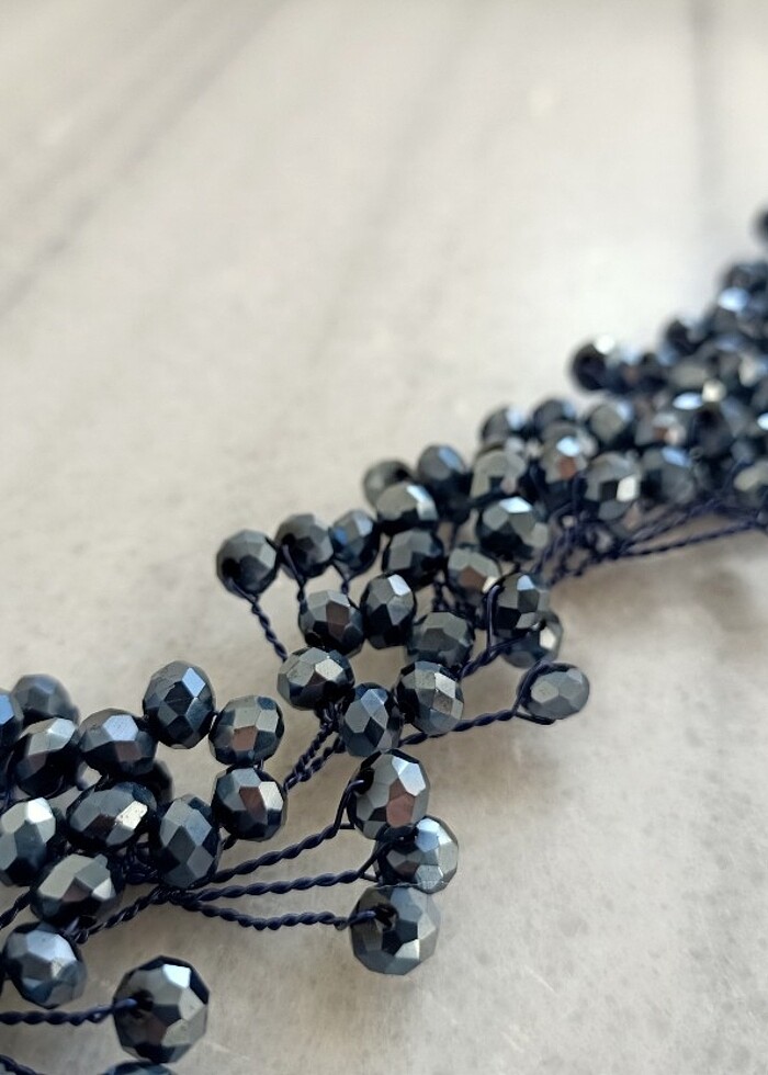 Gelin tacı lacivert  - Görsel 3