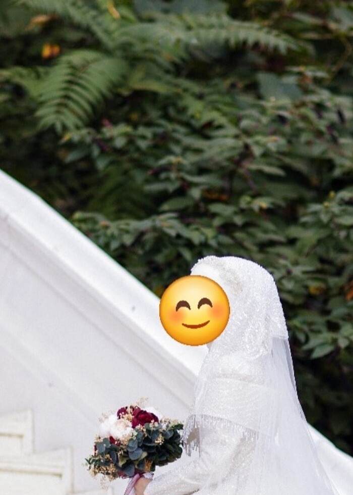 Gelin tacı beyaz incili - Görsel 2