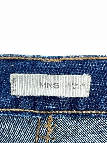 36 Beden lacivert Renk Mango Jean / Kot %70 İndirimli.