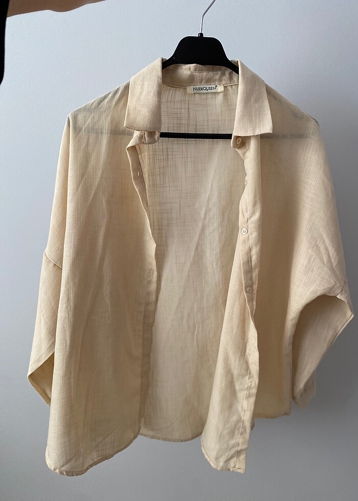 Hiç kullanılmamış keten gömlek - Görsel 4