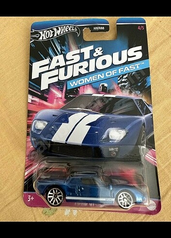 Hot Wheels Fast and Furious Hızlı ve Öfkeli Ford GTR 40 Corvette Ff set