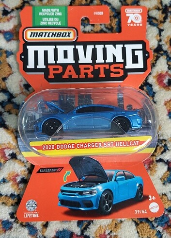 Matchbox Moving Parts Dodge Charger SRT Helcat hot wheels 