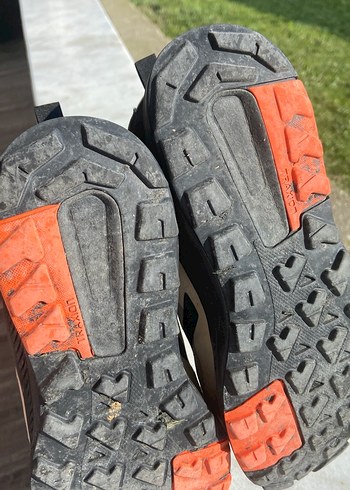 Bej Siyah Bağcıklı Outdoor Erkek Ayakkabı - Görsel 2