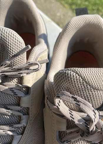 Bej Siyah Bağcıklı Outdoor Erkek Ayakkabı - Görsel 4