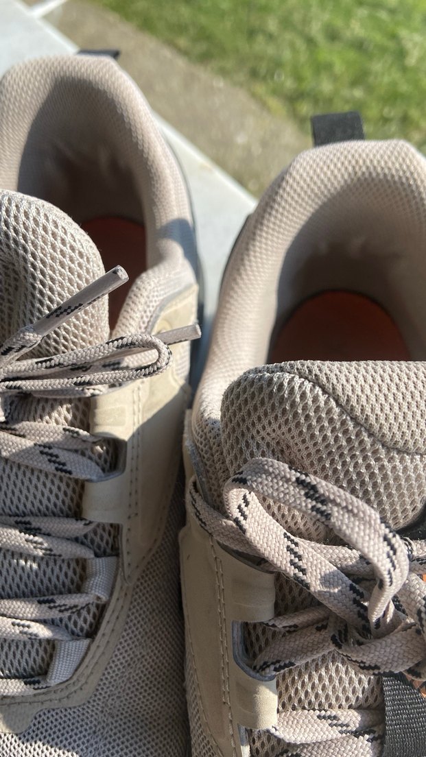 Bej Siyah Bağcıklı Outdoor Erkek Ayakkabı - Görsel 4