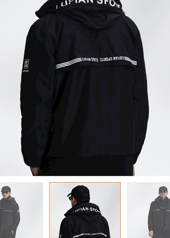 Lufian Damon Erkek Siyah Mont - Görsel 3