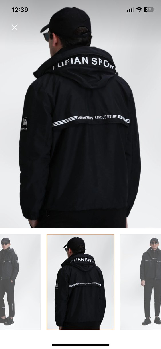 Lufian Damon Erkek Siyah Mont - Görsel 3