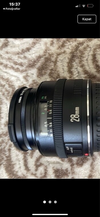 28 mm canon lens