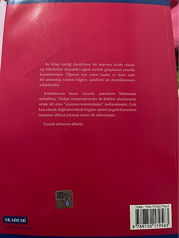  İnsan anatomisi kitabı
