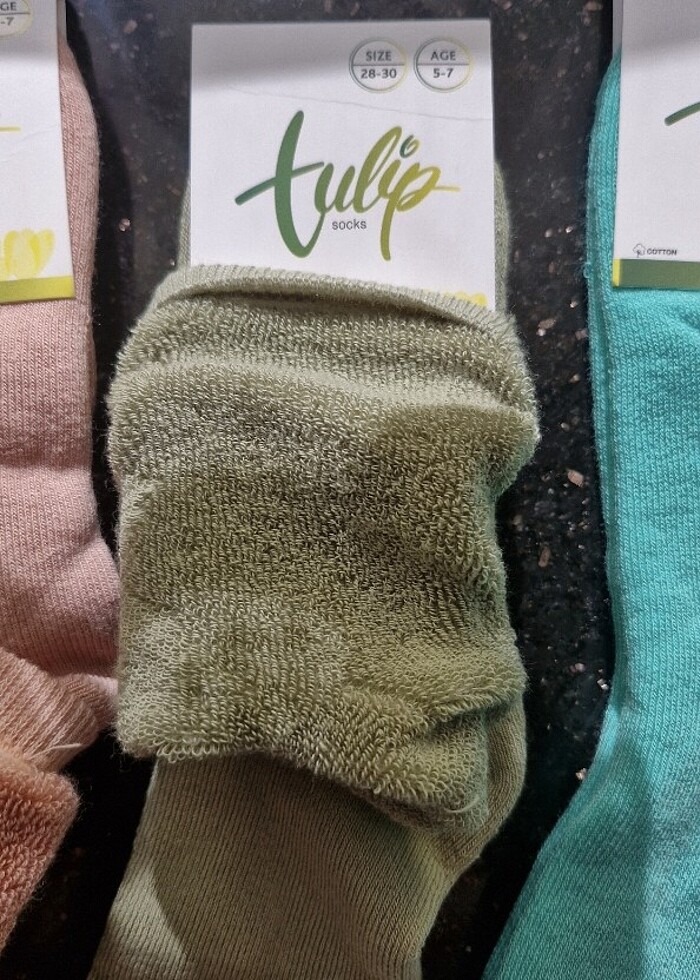 3lü karışık renk çorap seti - Görsel 3