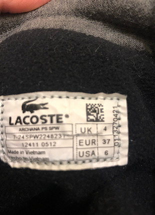 37 Beden Lacoste bot