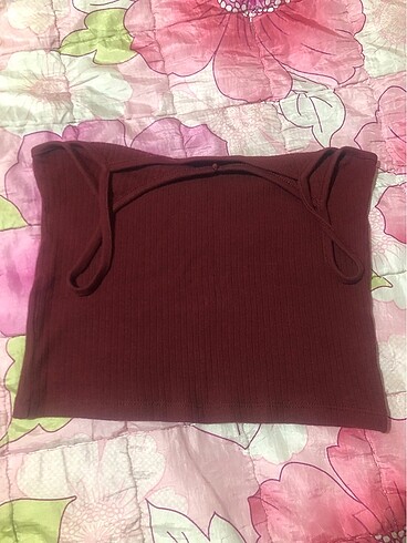 s Beden bordo Renk Mini askılı