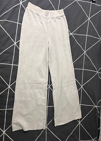 Zara Ekru Pamuklu Kislik Pantolon