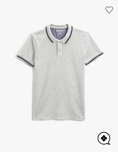 Koton Erkek Polo Yaka Gri Tshirt