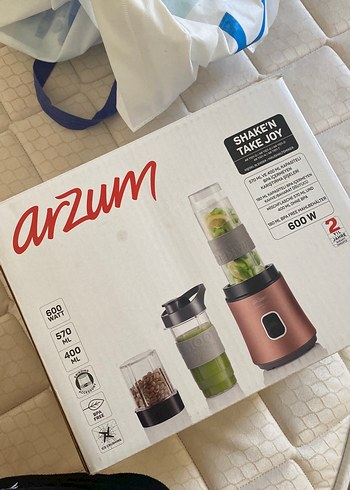 Arzum 600W Kahverengi Blender ve Parçalayıcı