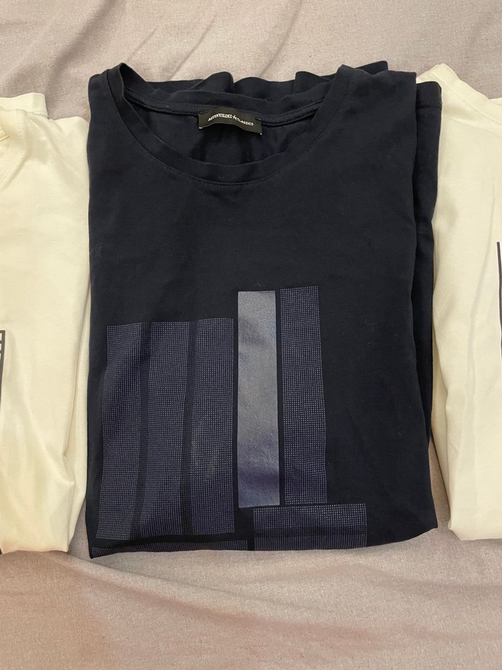 Siyah Baskılı  Erkek Tişört - Görsel 3