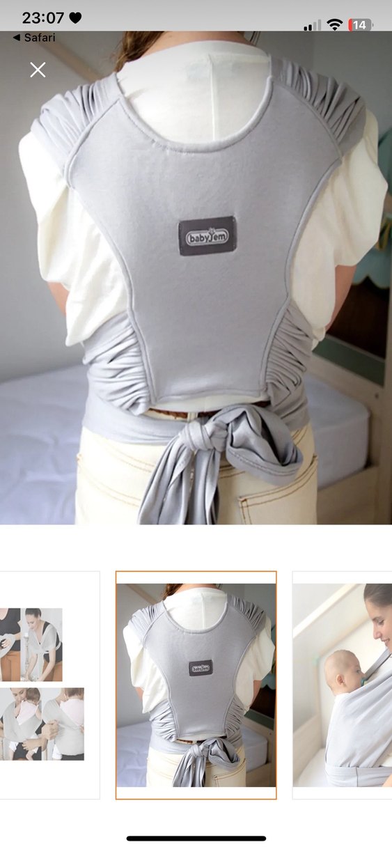 Pratik kanguru sling - Görsel 2