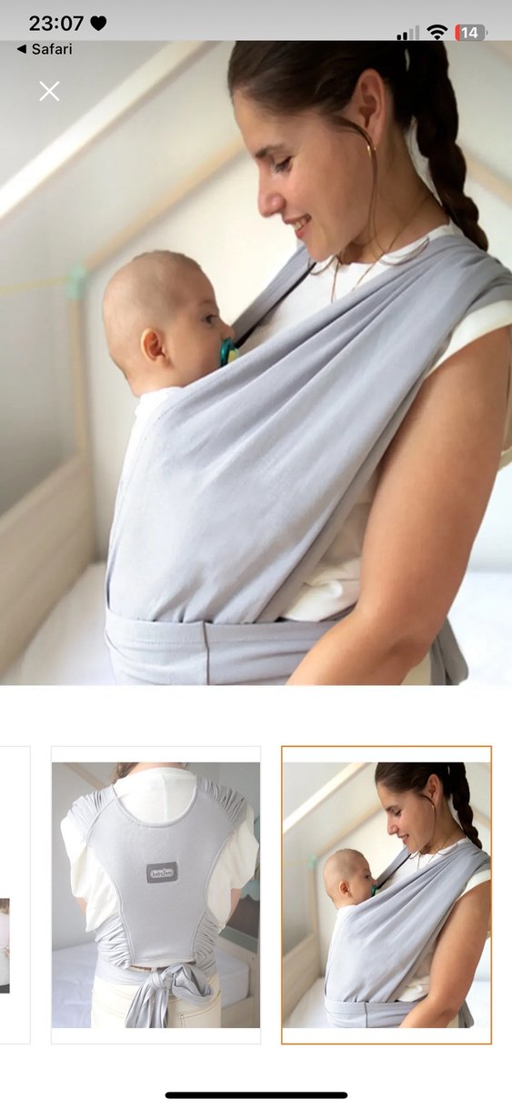 Pratik kanguru sling - Görsel 3