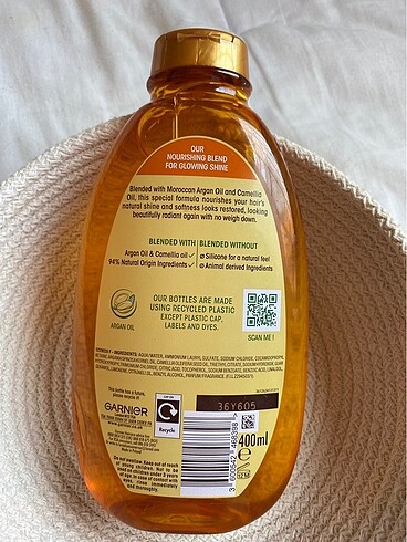 Garnier Garnier Ultimate Blends Nourishing Shampoo Marvellous Oils Argan
