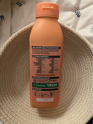 Garnier Garnier Ultimate Blends Pineapple Hair Food Şampuan 350ml