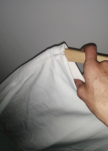 Beyaz Midi Salaş Keten Etek - Görsel 4