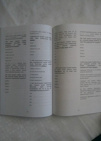 Emniyet Görevde Yükselme Sınavı Hazırlık Kitabı - Görsel 6