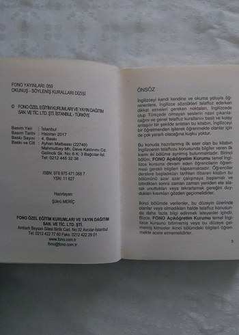 İNGİLİZCE OKUNUŞ-SÖYLENİŞ KURALLARI - Görsel 3