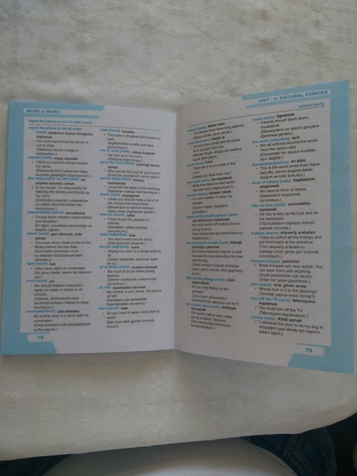 TEOG MOS İngilizce Türkçe Sözlük - Görsel 4