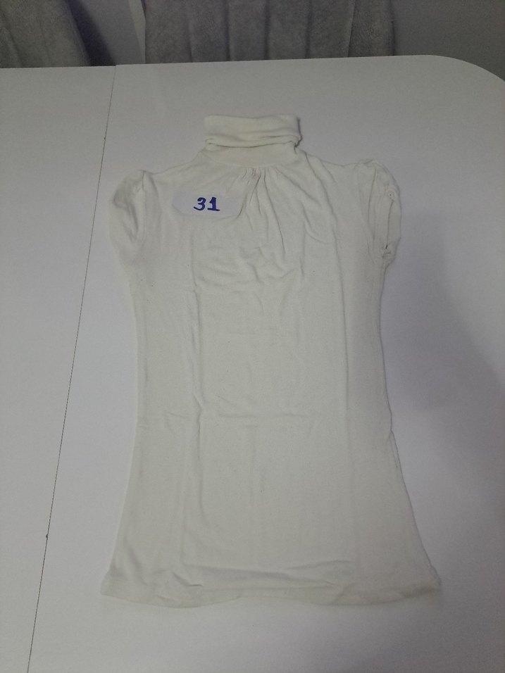 Beyaz Çocuk Balıkçı Yaka body tişört - Görsel 2