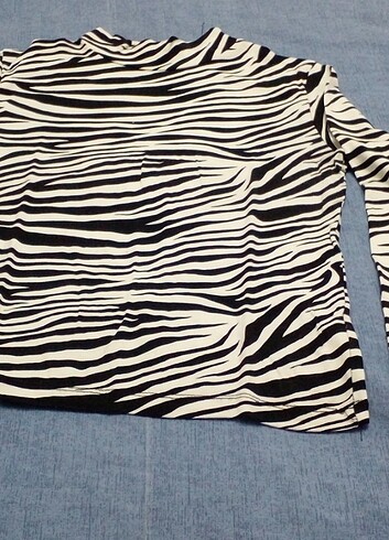 Diğer Zebra desenli üst bady