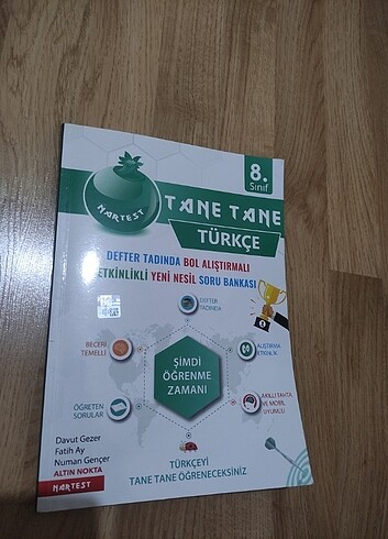 8.sınıf Nartest Tane Tane Türkçe defter tadında 