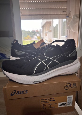 Siyah Beyaz Erkek Koşu Ayakkabısı GEL-KAYANO 31 - Görsel 5