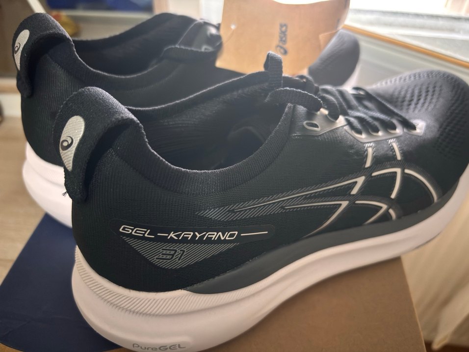 Siyah Beyaz Erkek Koşu Ayakkabısı GEL-KAYANO 31 - Görsel 3