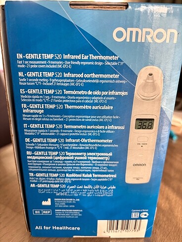 Omron kulaktan ates ölçer tertemiz calisir durumda - Görsel 7
