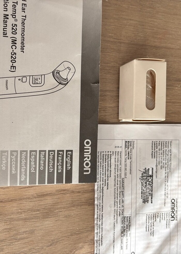 Omron kulaktan ates ölçer tertemiz calisir durumda - Görsel 5