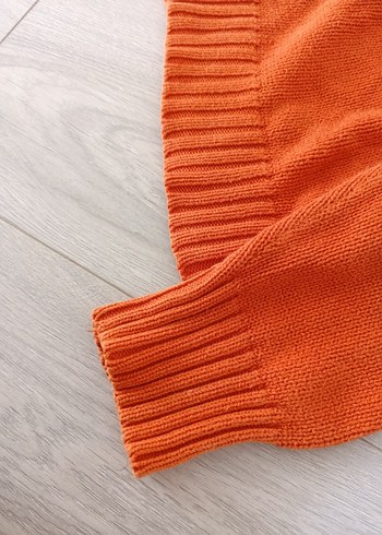 Tommy Hilfiger Turuncu Örme Triko Sweatshirt