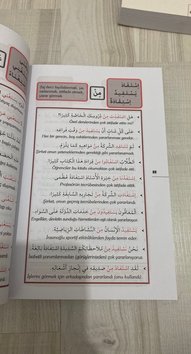 Arapça'da Harf-i Cerli Fiiller Kitabı - Görsel 2