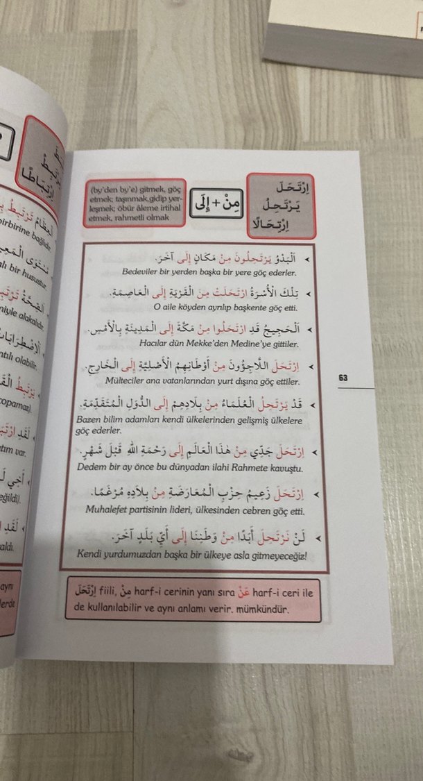 Arapça'da Harf-i Cerli Fiiller Kitabı - Görsel 3