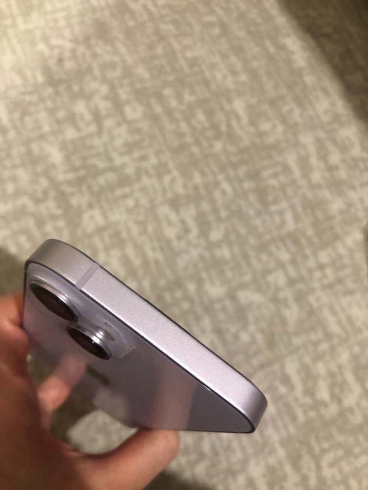 iphone 14 lila yd 128 gb pil 83 değişensiz - Görsel 4