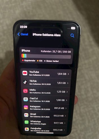 IPHONE X 256 GB PİL 100 - Görsel 10