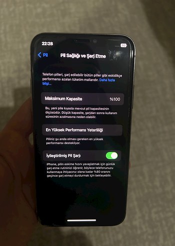 IPHONE X 256 GB PİL 100 - Görsel 9