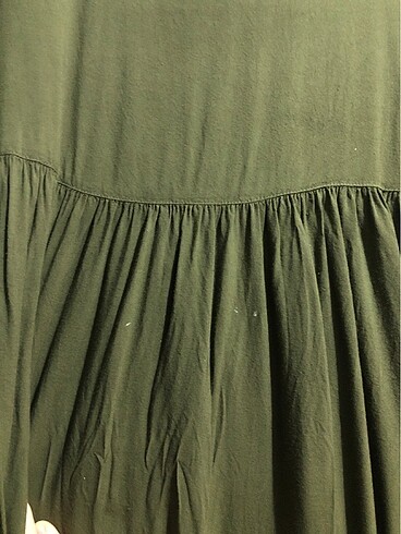 yeşil robalı elbise tesettür  - Görsel 5