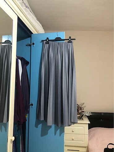 gri beyaz etek takım - Görsel 6