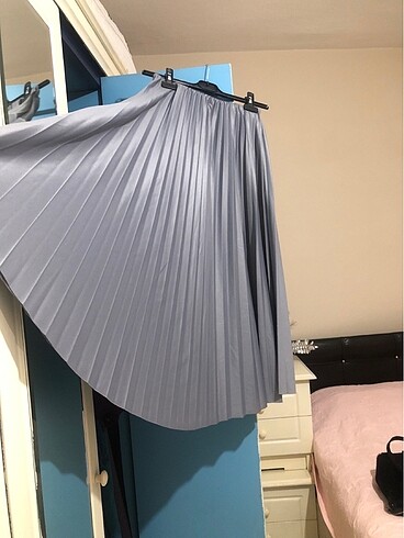 gri beyaz etek takım - Görsel 7